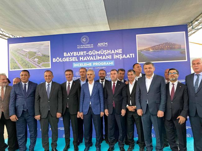 Bakan Uraloğlu: Hedefimiz, 2026da Bayburt-Gümüşhane Havalimanı’ndan uçuşları başlatmak