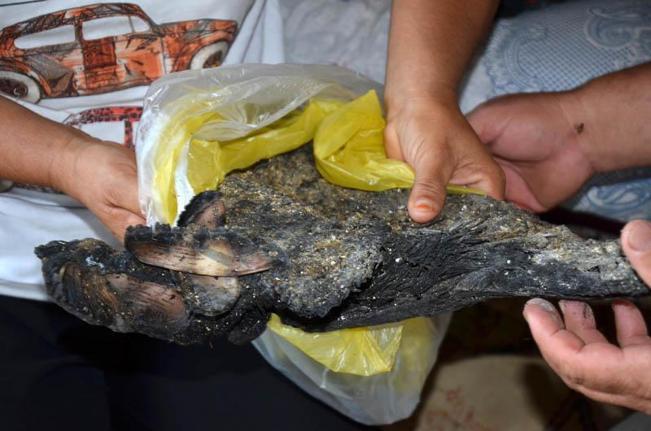 Evlerinde çıkan yangında 90 bin lira birikimleri de yandı