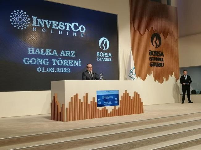 Borsa İstanbul’da gong InvestCo Holding için çaldı