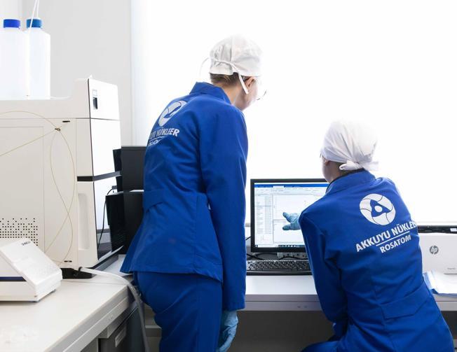Akkuyu’da yüksek hassasiyetli analiz teknolojileri devreye alındı