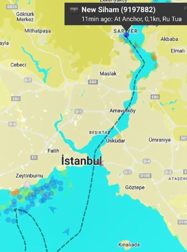 İstanbul Boğazında denize düşen kılavuz kaptan hayatını kaybetti