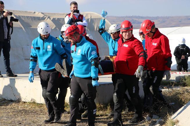 Tekirdağda 500 personelle deprem tatbikatı