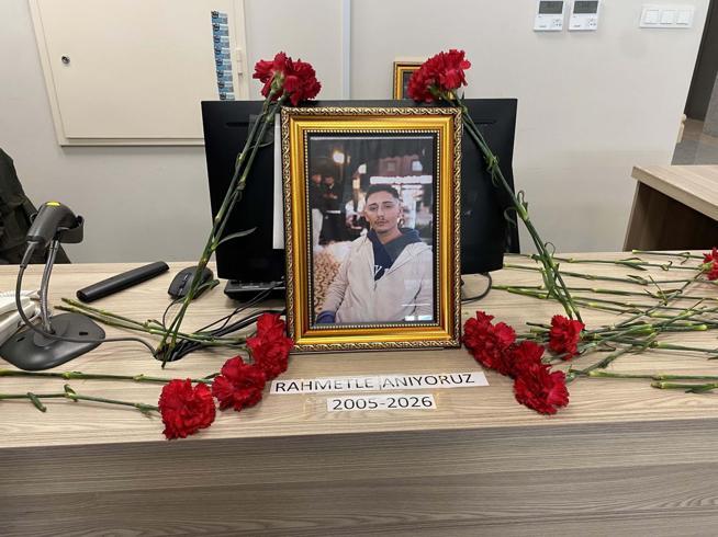 Kazada ölen Muharrem görev yaptığı Ağız ve Diş Sağlığı Merkezinden uğurlandı