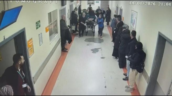 Atlas Çağlayanın hastaneye getirildiği anların görüntüsü ortaya çıktı