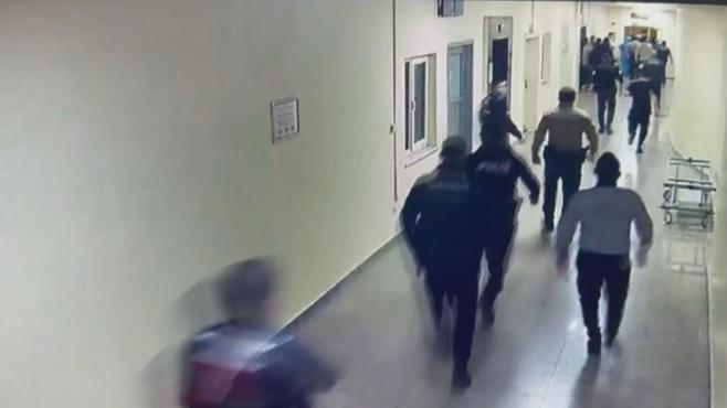 Atlas Çağlayanın hastaneye getirildiği anların görüntüsü ortaya çıktı