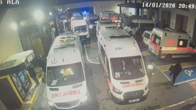 Atlas Çağlayanın hastaneye getirildiği anların görüntüsü ortaya çıktı