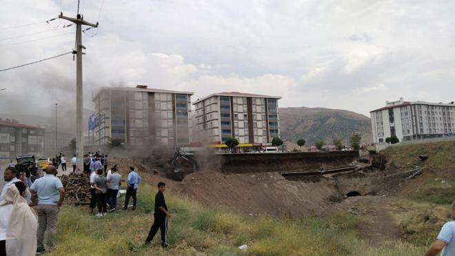 Bitlis’te doğal gaz hattında patlama