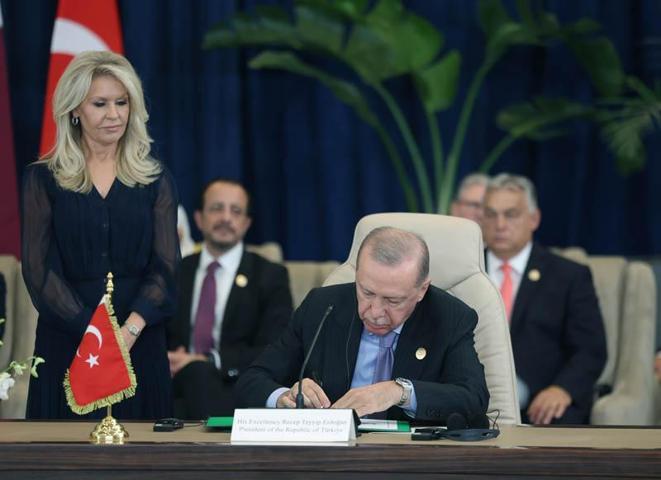 Cumhurbaşkanı Erdoğan, ‘Barış için Şarm El-Şeyh Zirvesi’ne katıldı