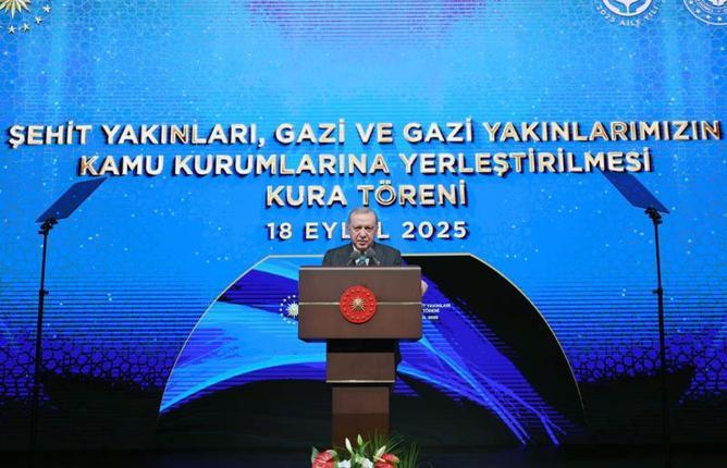 Cumhurbaşkanı Erdoğan: Biz bu coğrafyada ev sahibiyiz