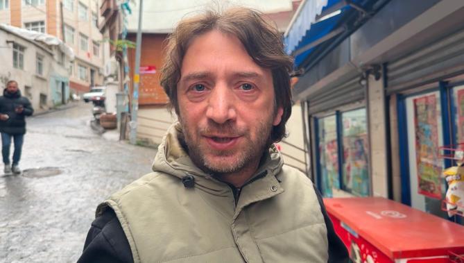 Beyoğlu’nda kamyonet markete çarptı; kayıt alıp Bana geçmiş olsun dedi