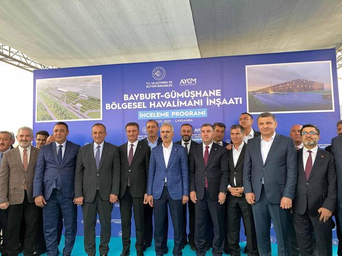 Bakan Uraloğlu: Hedefimiz, 2026da Bayburt-Gümüşhane Havalimanı’ndan uçuşları başlatmak