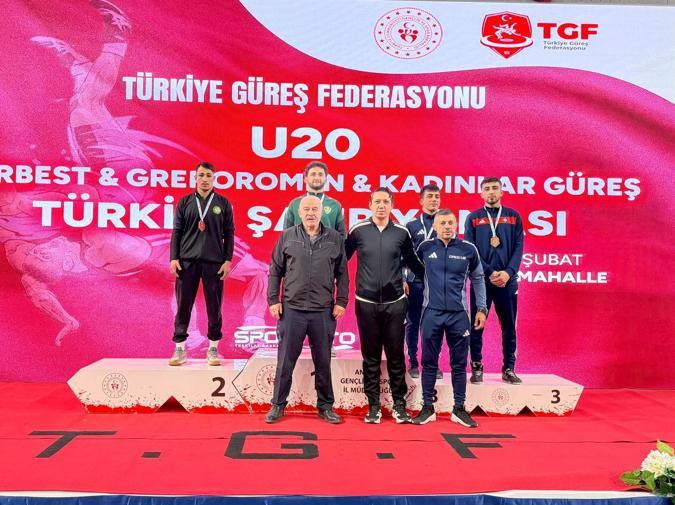 U20 Grekoromen Güreş Türkiye Şampiyonası sona erdi