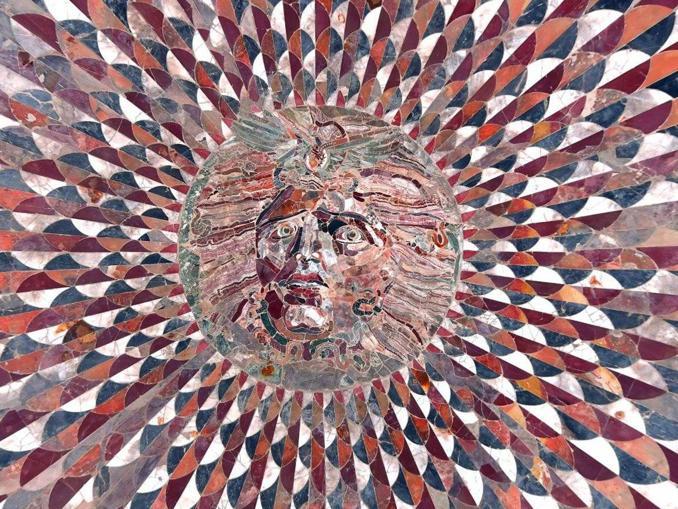 Medusa mosaic will be covered to protect it from winter conditions