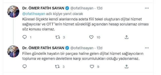 Bakan Yardımcısı Sayan: WhatsApptaki kesinti global kaynaklı