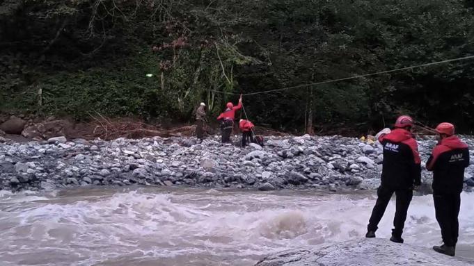Rize ve Artvin’de sel sonrası hasar tespiti