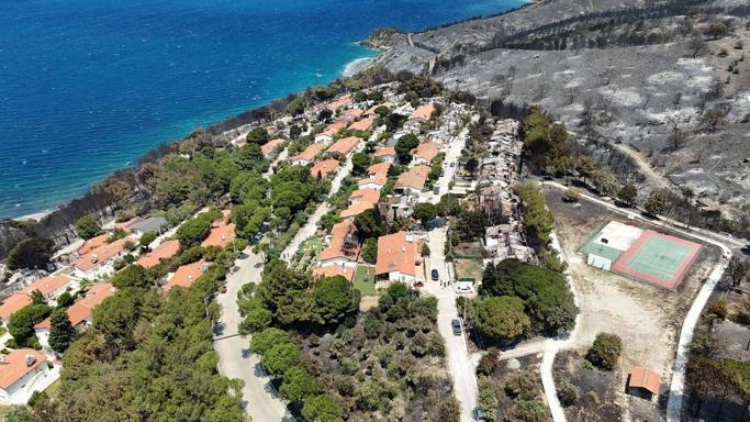 İzmirdeki orman yangını 2nci gününde