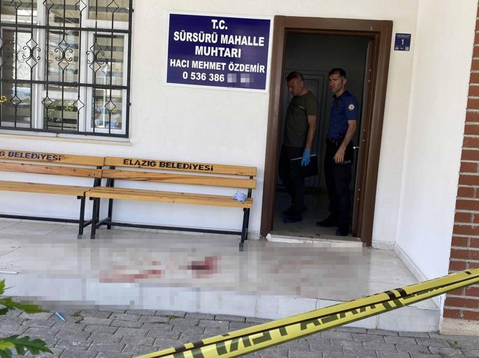 Mahalle muhtarı, silahlı saldırıda yaralandı