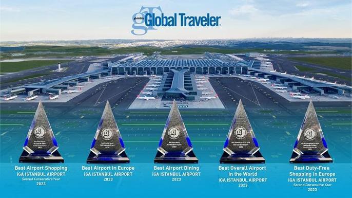 İstanbul Havalimanına 5 ödül birden