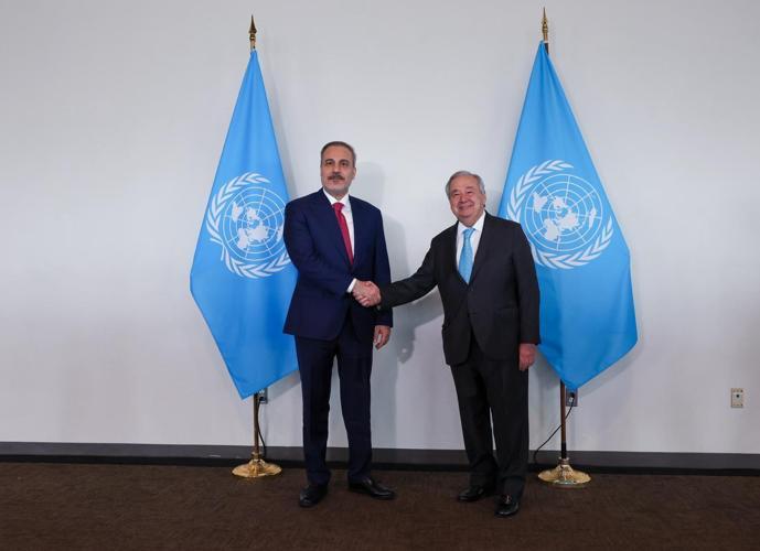 Bakan Fidan, BM Genel Merkezi’ndeki akşam yemeğine katıldı