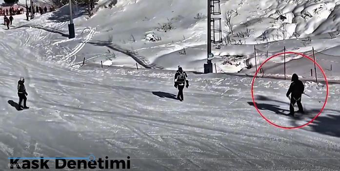 Palandöken’de kuralları ihlal eden 62 tatilciye 228 bin 958 lira ceza