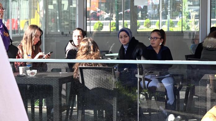 Samsunda özel hastane çalışanlarından maaş eylemi