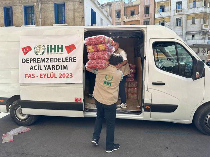 İHH’dan Fas’a yönelik acil yardım çalışması