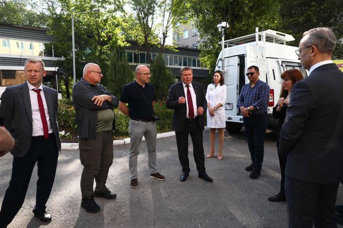 Mersin İl Sağlık Müdürlüğü yetkilileri, Novovoronej NGS bölgesini ziyaret etti