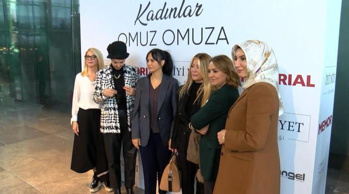 Ünlü kadınlar ‘Kadınlar Omuz Omuza’ projesiyle bir araya geldi