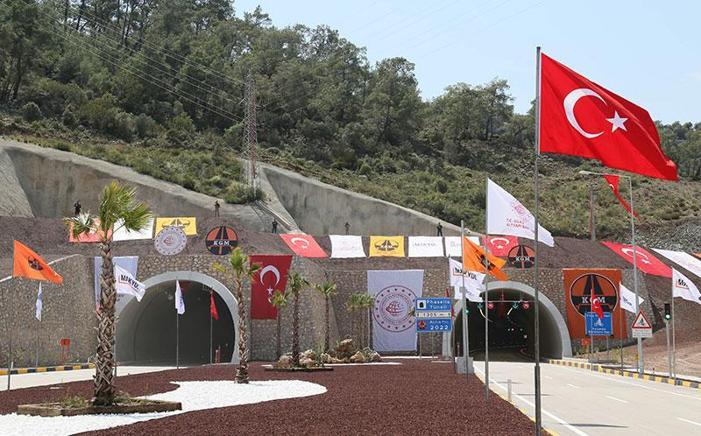 Cumhurbaşkanı Erdoğan Phaselis Tünelinin açılışında konuştu