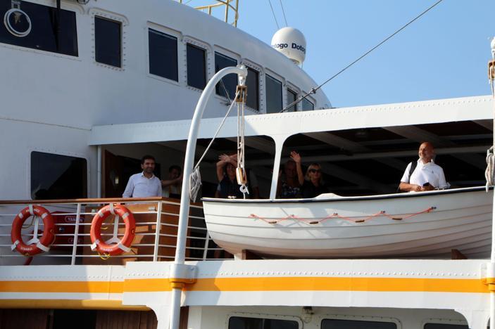The restored Pasabahce ferry made its first voyage after 12 years