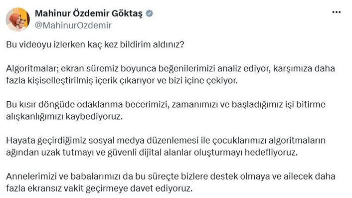 Bakan Göktaş: Çocuklarımıza güvenli dijital alanlar oluşturmayı hedefliyoruz
