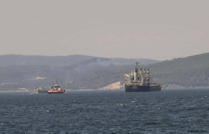 Çanakkale Boğazında gemi arızası