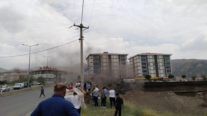 Bitlis’te doğal gaz hattında patlama