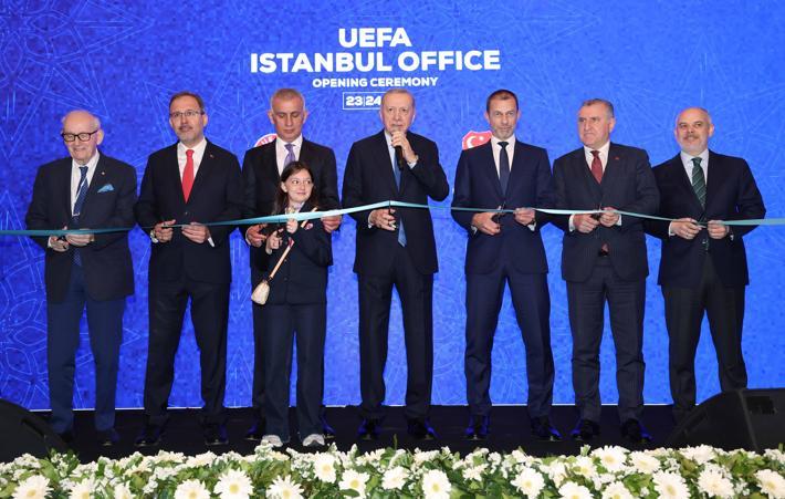 UEFA’nın İstanbul’daki temsilciliğinin açılışı yapıldı