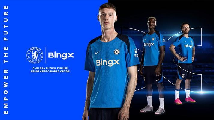 BingX, Chelsea Futbol Kulübünün erkek resmi antrenman giyim sponsoru oldu