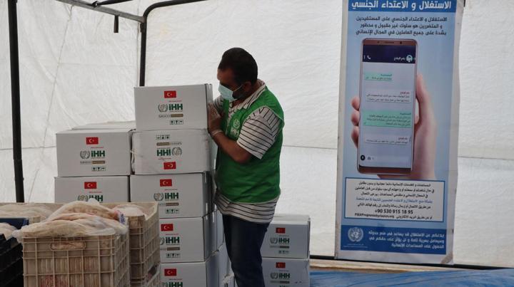 İHH ve BM’den Suriye’deki depremzede ailelere gıda desteği