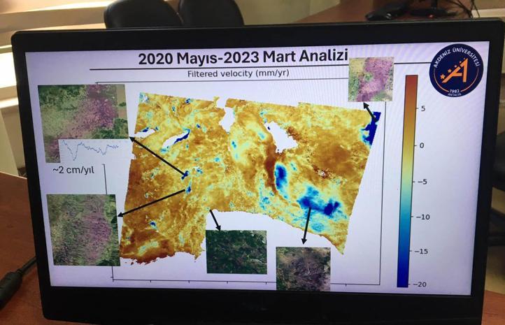 Antalyada tarım alanları her yıl 2 santim çöküyor