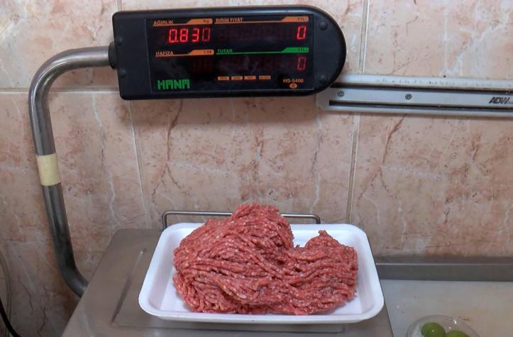 Yetkisiz, hijyensiz kıyma çekene 63 bin 82 lira ceza