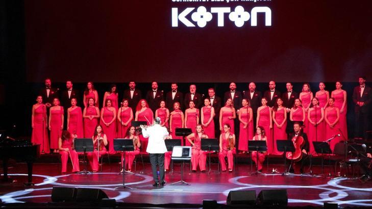 Koton Cumhuriyetin 101inci yılını coşkulu bir konserle kutladı