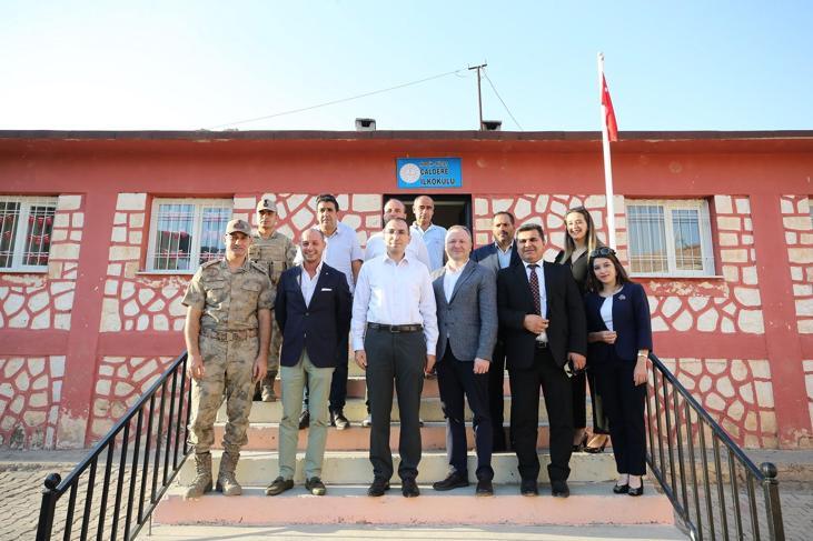 Midyattaki köy okuluna yazın serin kışın sıcak tutacak ısı pompası kuruldu