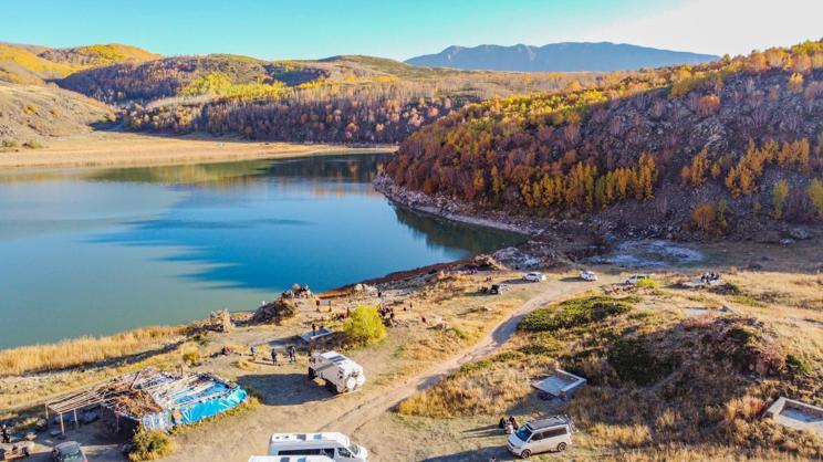 Fall at Nemrut Crater Lake