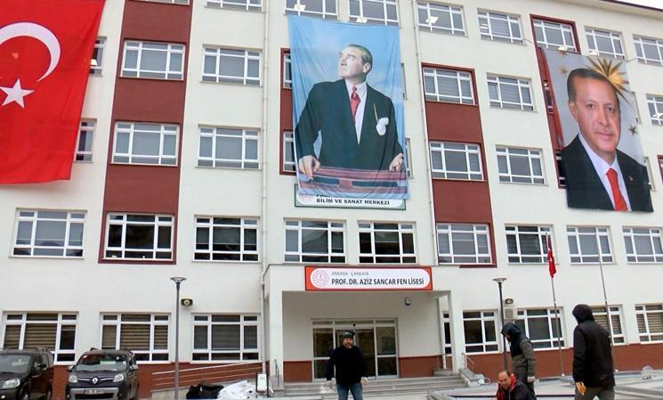 Aziz Sancar, adı verilen eğitim kampüsünün açılışı için Ankarada