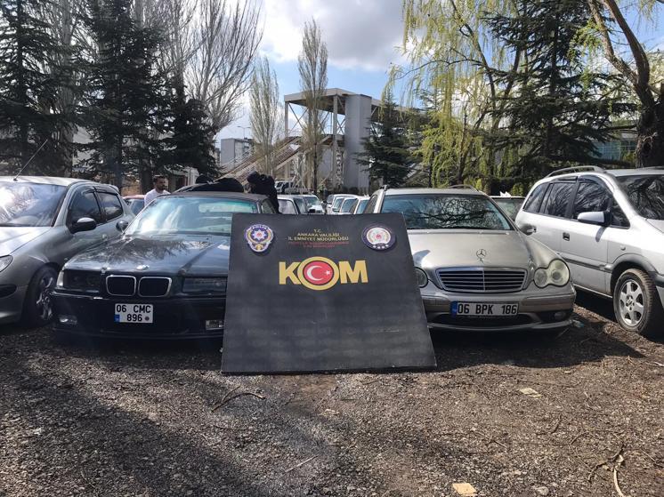 Ankara merkezli 45 ilde Kontak operasyonu: 150 gözaltı, 275 otomobile el konuldu