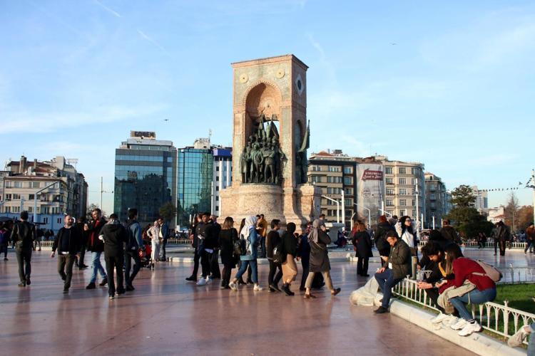 İstanbul'da sıcak hava keyfi