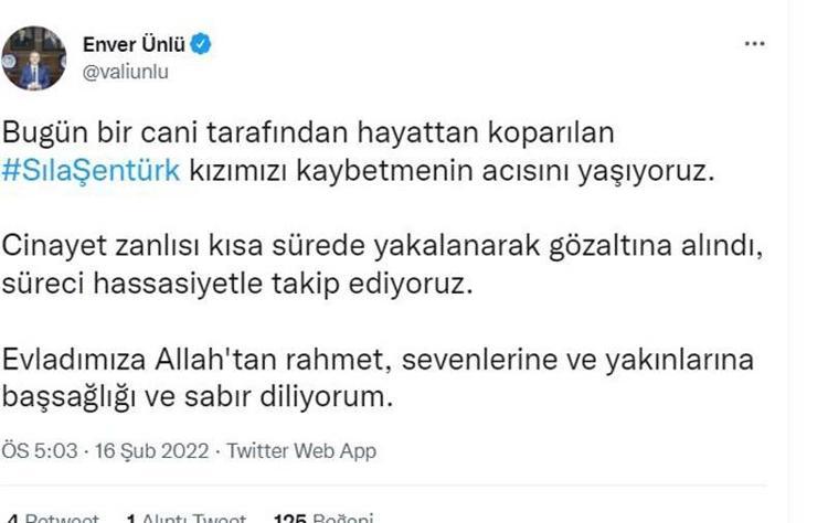 VALİ ÜNLÜ: SÜRECİ HASSASİYETLE TAKİP EDİYORUZ