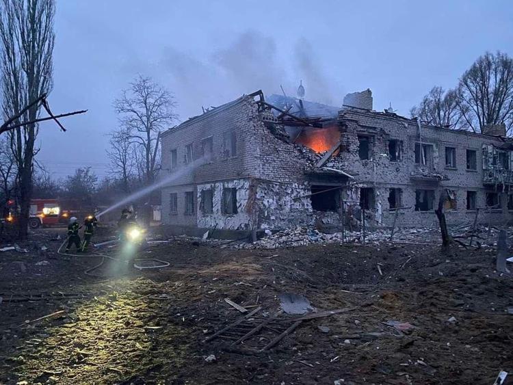 LUHANSK BÖLGESİNDE BOMBARDIMAN SONUCU OLUŞAN YIKIM