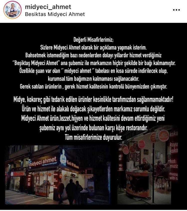 SOSYAL MEDYADAN AÇIKLAMA PAYLAŞTI