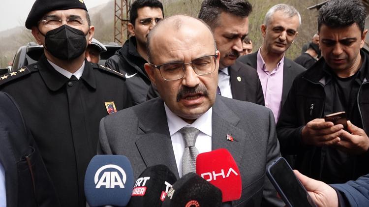 VALİ USTAOĞLU HEYELAN BÖLGESİNDE