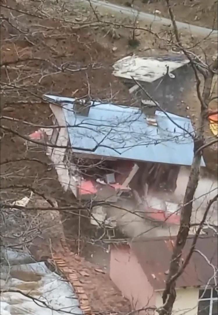 HEYELANDA YIKILMA ANI KAMERADA