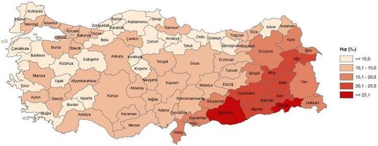 KABA DOĞUM HIZI BİNDE 2,8 OLDU